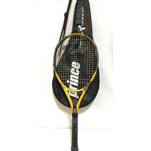 Prince TT Scream OS Tennis Racket Triple Threat Yellow + Case 4 1/4